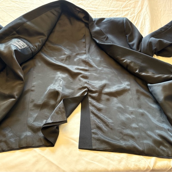 Ellis Clothing Navy Blazer Tailored USA Gold Button Sport Coat - Picture 12 of 12